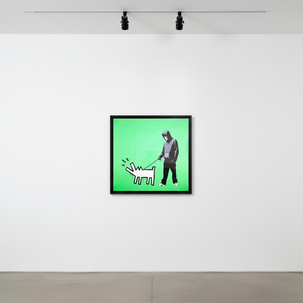 Banksy - Choose Your Weapon Fluoro Green, 2010