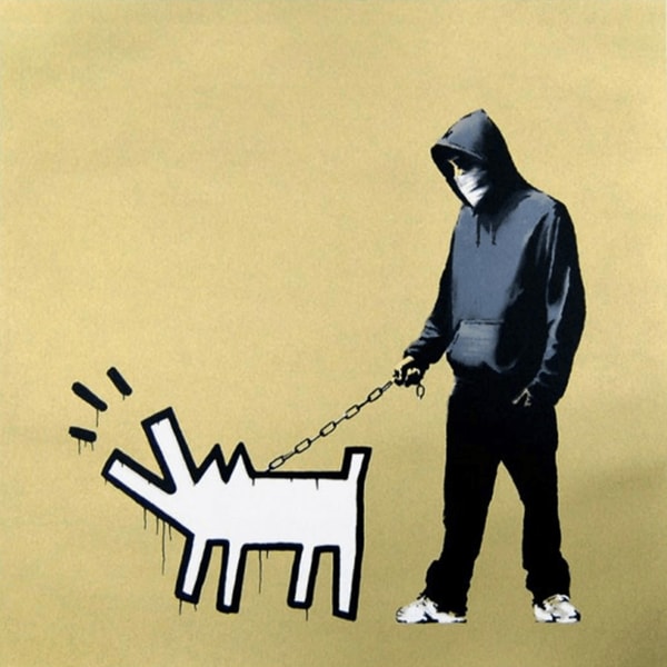 Banksy - Choose Your Weapon Gold, 2010