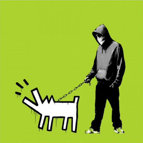 Banksy - Choose Your Weapon Green, 2010