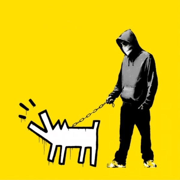 Banksy - Choose Your Weapon Lemon Yellow, 2010