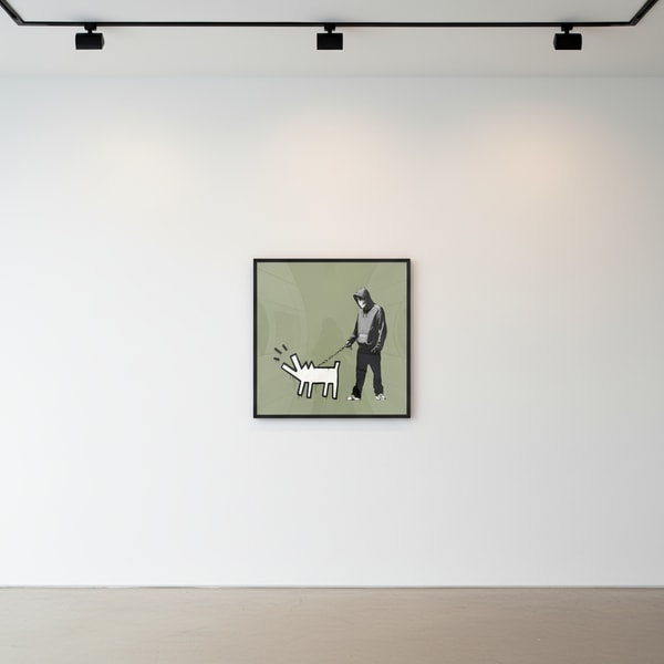 Banksy - Choose Your Weapon Olive, 2010, Screen print