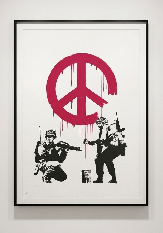 Banksy - CND Soldiers (Unsigned), 2005, Screen print