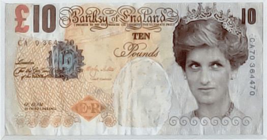 Banksy - Di-Faced Tenner, 2004, Offset Lithograph