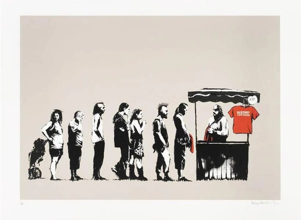 Banksy - Festival (Destroy Capitalism) (Unsigned), 2006
