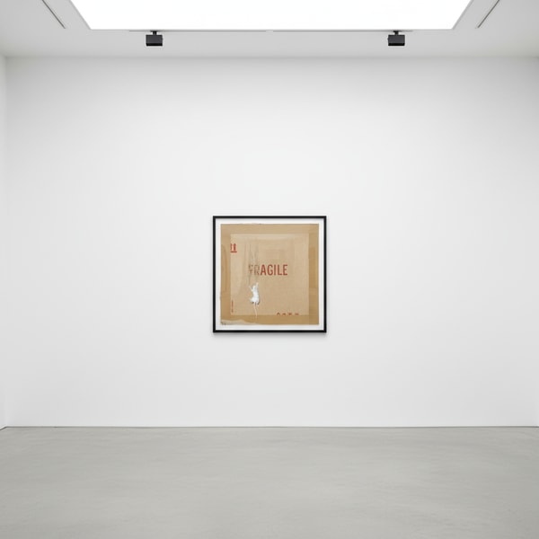 Banksy - Fragile , In Aid Of Legacy Of War Foundation, 2022, Silkscreen with hand finished cut on cardboard