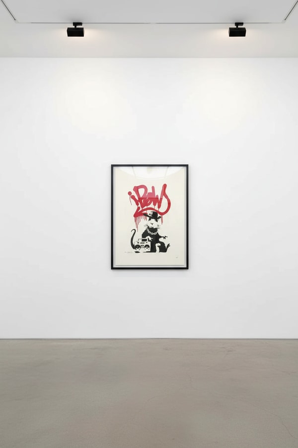 Banksy - Gangsta Rat (Signed), 2004