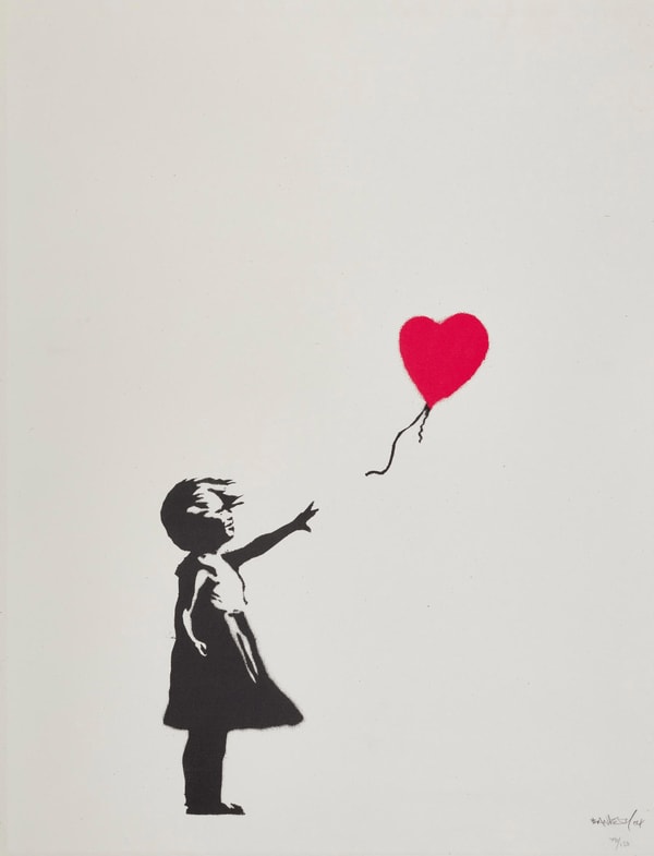 Banksy - Girl With Balloon (Signed), 2004