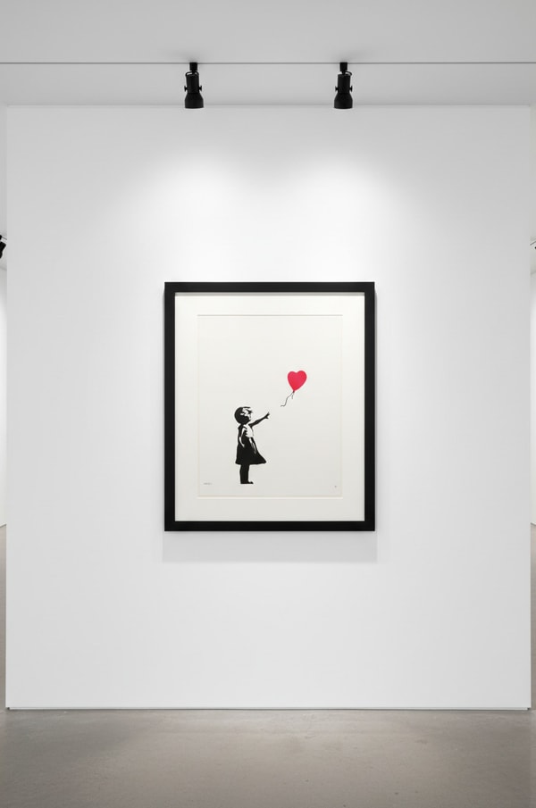 Girl With Balloon (Signed)
