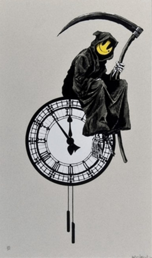 Banksy - Grin Reaper (Signed), 2005