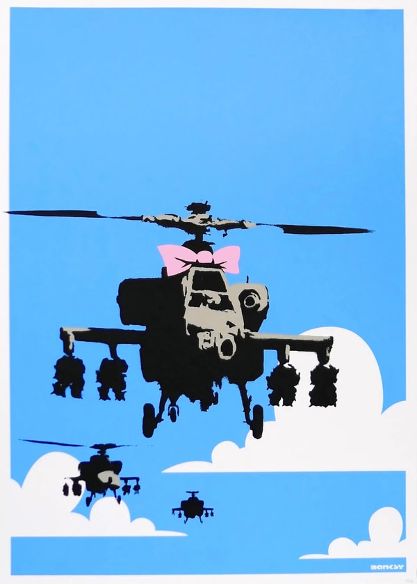 Banksy - Happy Choppers (Unsigned), 2003