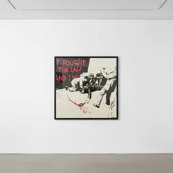 Banksy - I Fought The Law (AP) (Signed), 2005