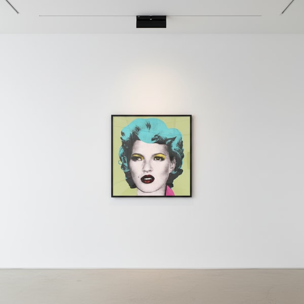 Banksy - Kate Moss Green, 2006, Screen print