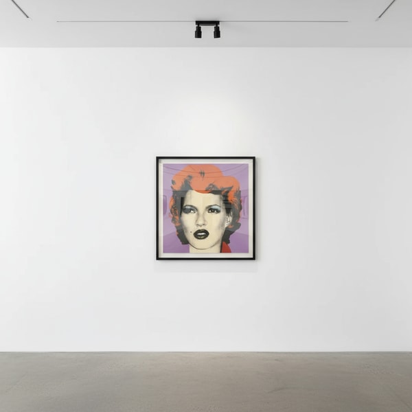 Banksy - Kate Moss Purple, 2006, Screen print