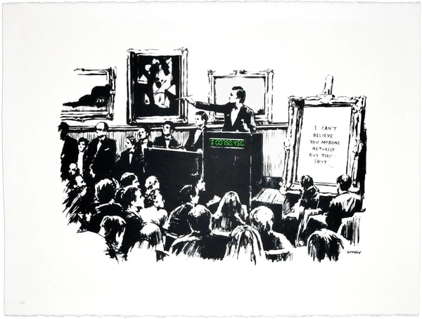 Banksy - Morons Unsigned, 2007