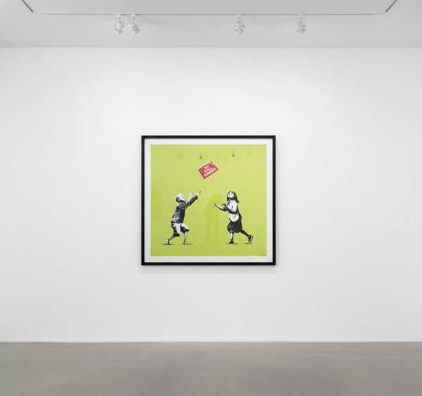 Banksy - No Ball Games Green, 2009