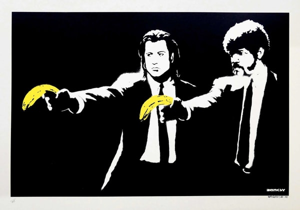 Banksy - Pulp Fiction (Signed), 2004