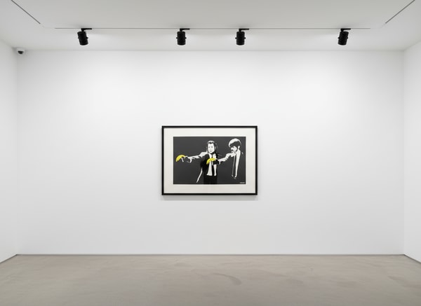 Banksy - Pulp Fiction (Unsigned), 2004, Screen print
Numbered