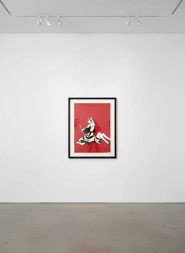 Banksy - Queen Victoria (Signed), 2003, Screen print
Signed and numbered