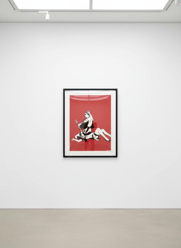 Banksy - Queen Victoria (Unsigned), 2003, Screen print
Numbered