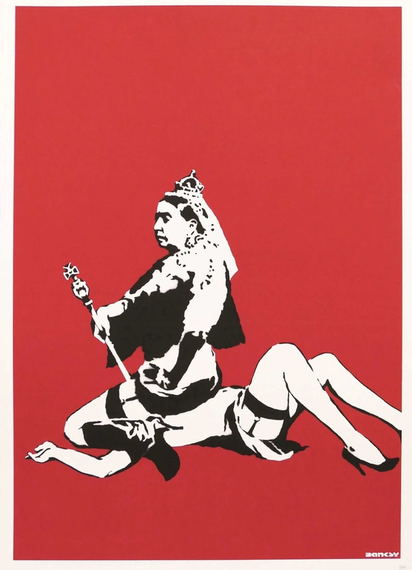 Banksy - Queen Victoria (Unsigned), 2003