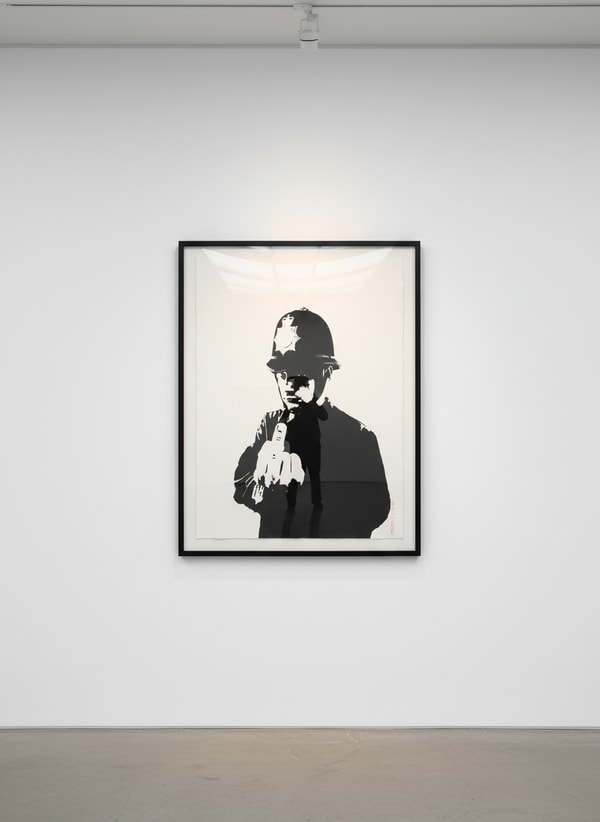 Banksy - Rude Copper, 2002, Screen print