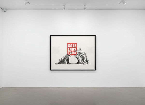 Banksy - Sale Ends V2 (Signed), 2017, Screen print