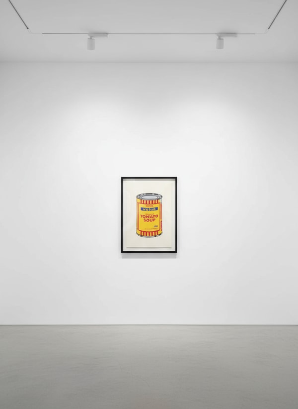 Banksy - Soup Can (Banana, Cherry, Blue) (Signed), 2005