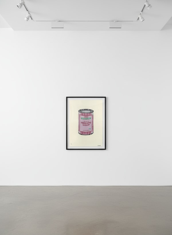 Banksy - Soup Can (Lilac, Cherry, Mint) (Signed), 2005