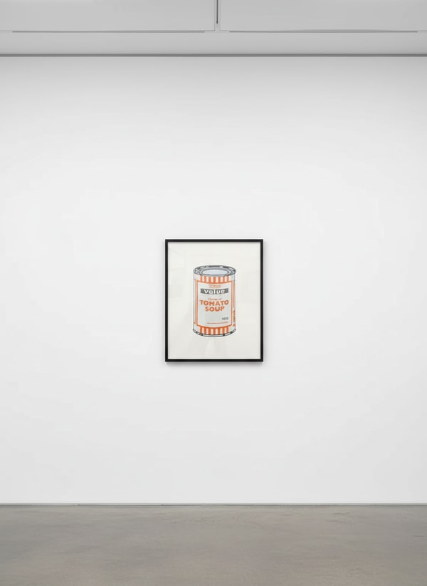 Banksy - Soup Can (Mint, Orange, Brown) (Signed), 2005