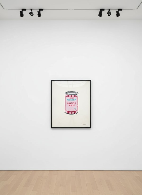 Banksy - Soup Can (Pink, Cherry, Blue) (Signed), 2005, Screen print