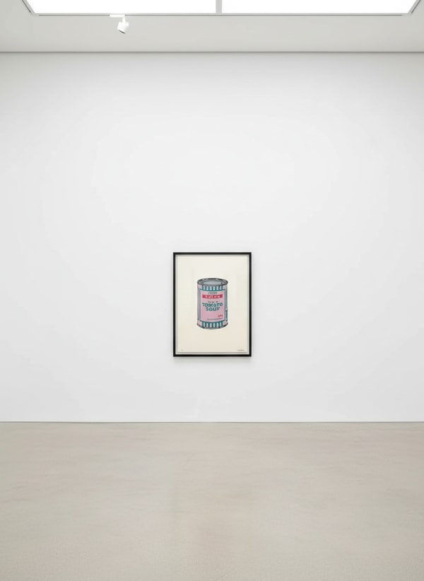 Banksy - Soup Can (Pink, Emerald, Raspberry) (Signed), 2005, Screen print