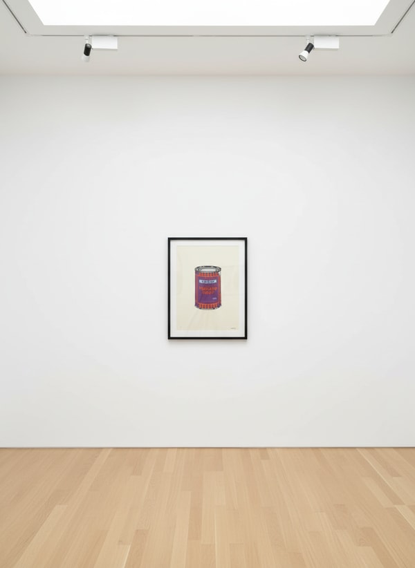 Banksy - Soup Can (Purple, Orange, Blue) (Signed), 2005, Screen print