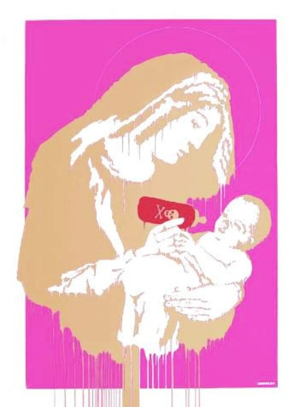Banksy - Toxic Mary (AP Pink) (Signed), 2004