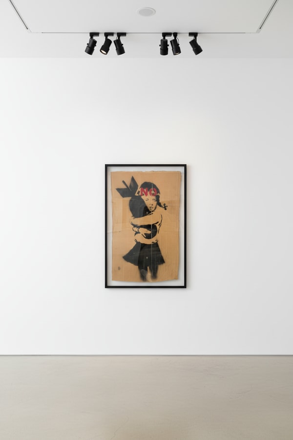 Banksy - Wrong War Cardboard (Bomb Hugger), 2003