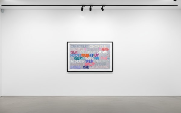 Mel Bochner - Chuckle, 2023