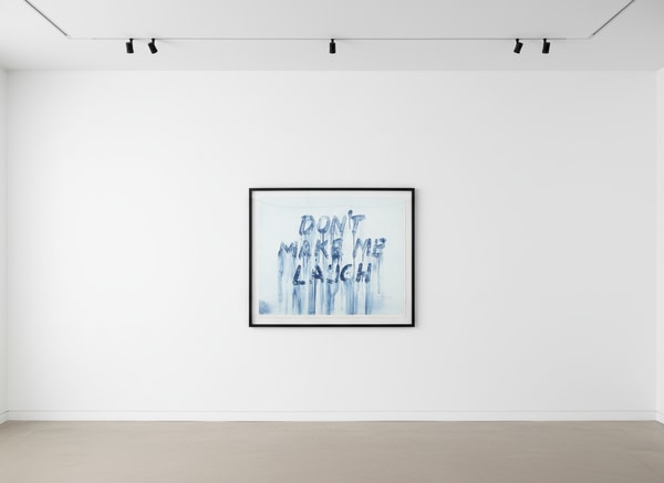 Mel Bochner - Don't Make Me Laugh, 2023, Etching with aquatint