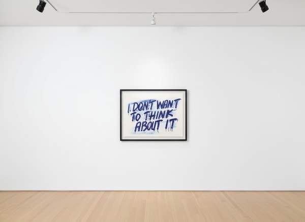 I Don't Want To Think About It