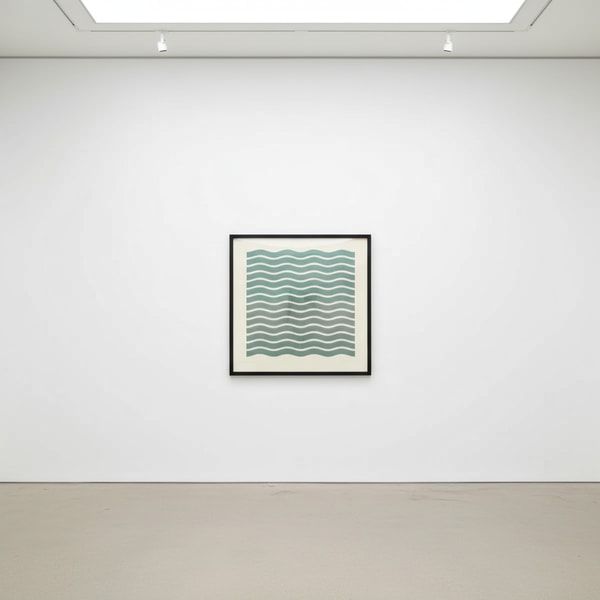 Bridget Riley - Coloured Greys 2, 1972, Screenprint