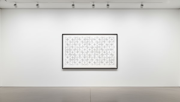 Bridget Riley - Composition with Circle 1, 1998, Screenprint