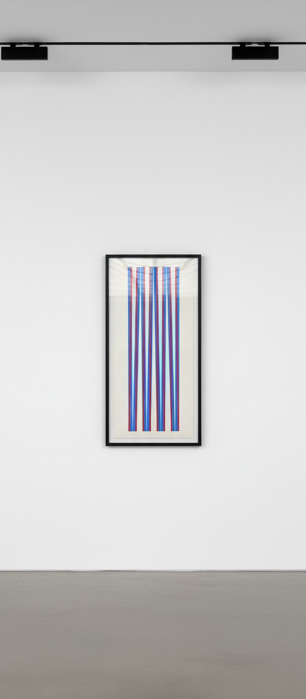Bridget Riley - Elongated Triangles 1, 1971, Screenprint