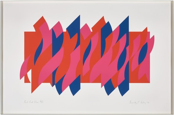 Bridget Riley - Red Red Blue, 2010