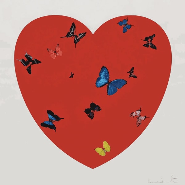Damien Hirst - All You Need is Love Love Love (PP), 2009