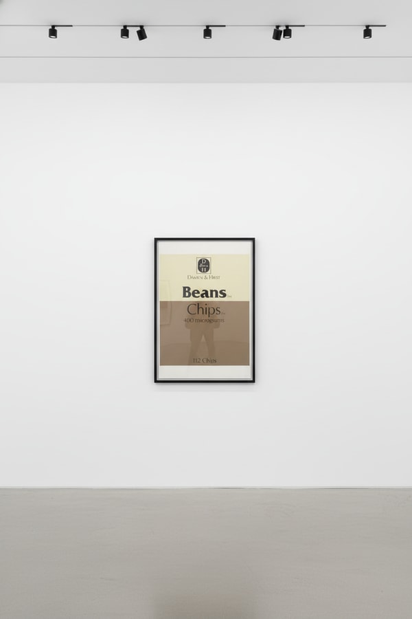 Damien Hirst - Beans and Chips, from The Last Supper, 1999, Screen print