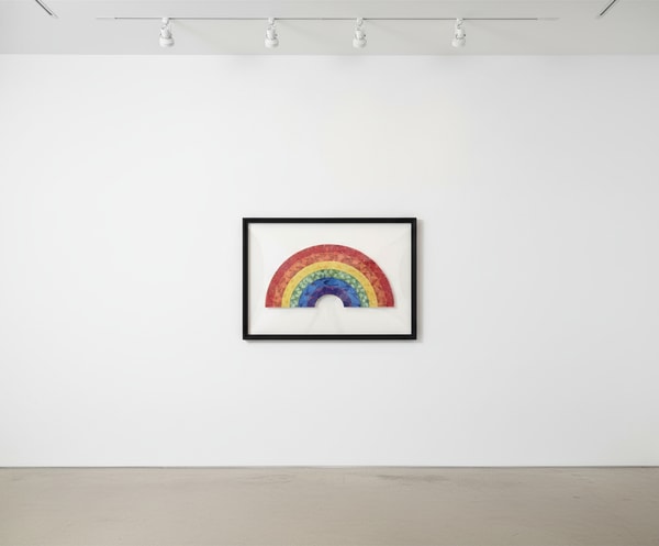 Damien Hirst - Butterfly Rainbow (large) H7-1, 2020, Laminated giclée prints on aluminium composite panels
