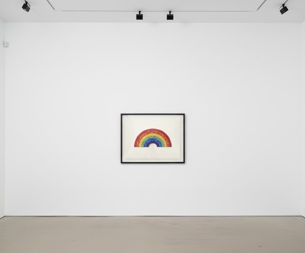 Damien Hirst - Butterfly Rainbow (small) H7-2, 2020, Laminated giclée prints on aluminium composite panels