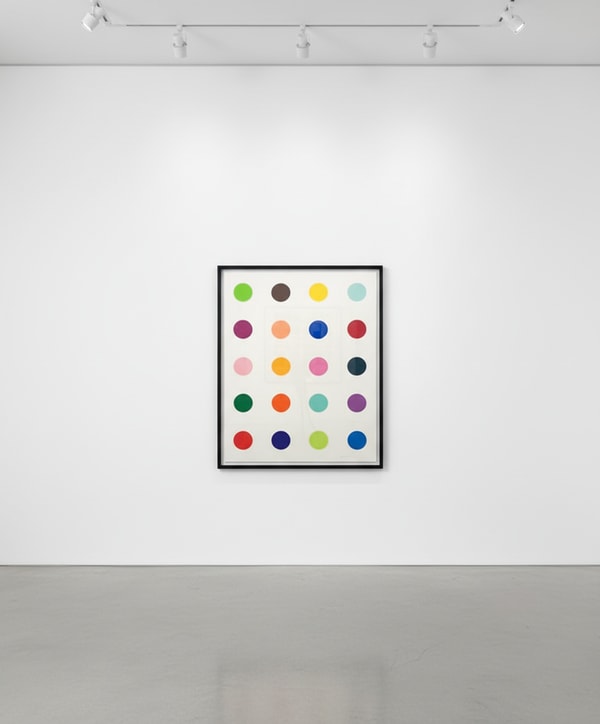 Damien Hirst - Guaiazulene, 2010, Woodcut