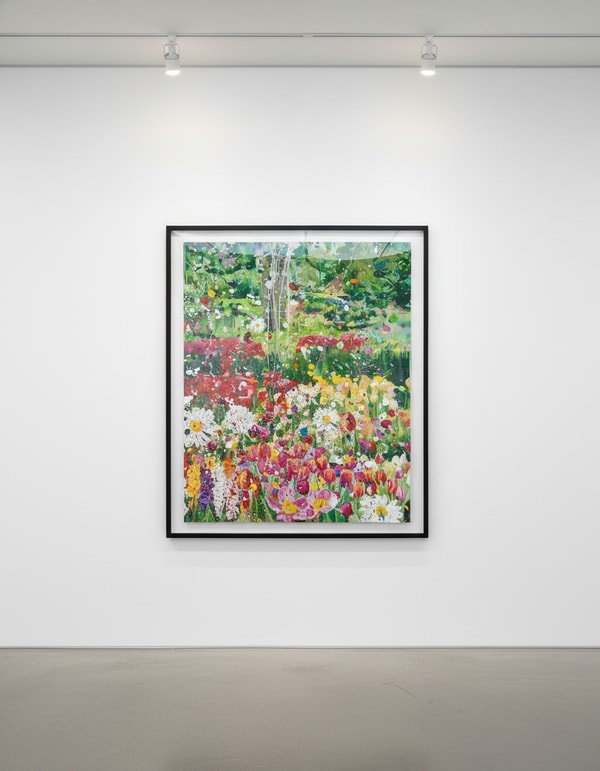 Damien Hirst - H14-4 Wisdom, 2024, Laminated Giclée print on aluminium composite panel