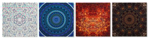 Damien Hirst - H6 Elements Suite, 2020, Diasec-mounted Giclée print on aluminium composite panel