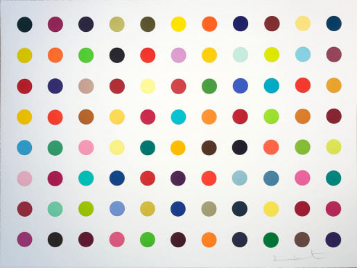 Damien Hirst - M-Fluorobenzoyl Chloride, 2018