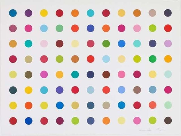 Damien Hirst - M-Fluorobenzylamine, 2018